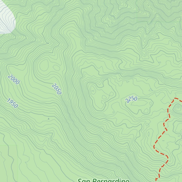 Map of Granite Peak