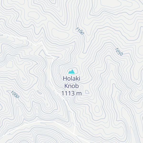 Map of Holaki Knob