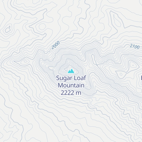Map of Sugar Loaf Mountain