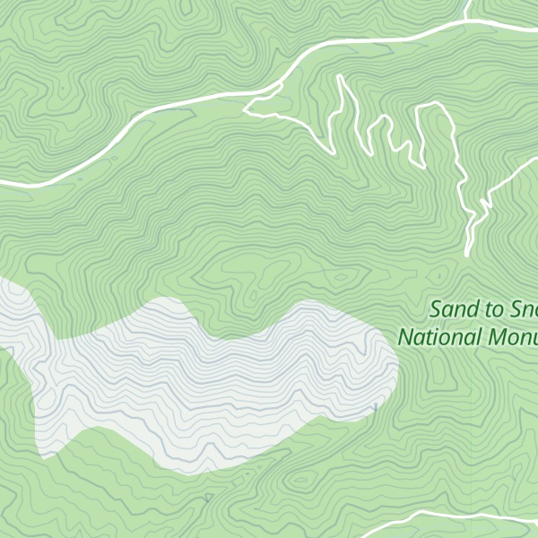 Map of Heart Bar Peak