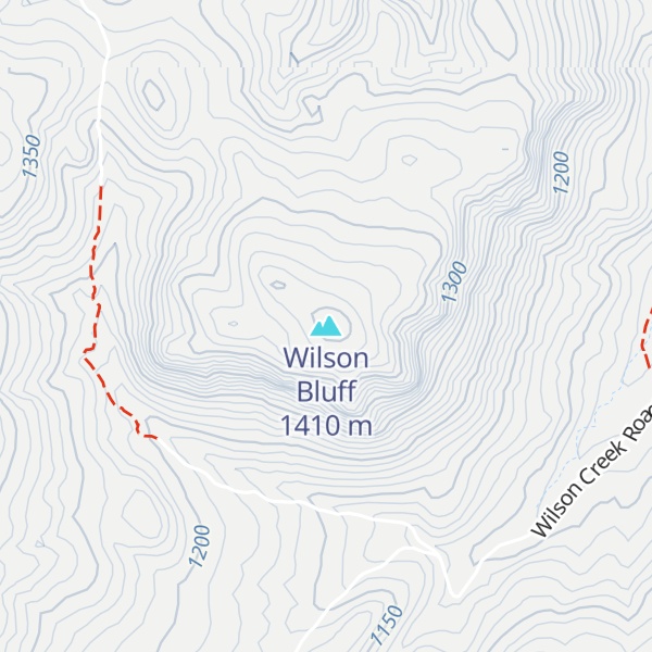Map of Wilson Bluff