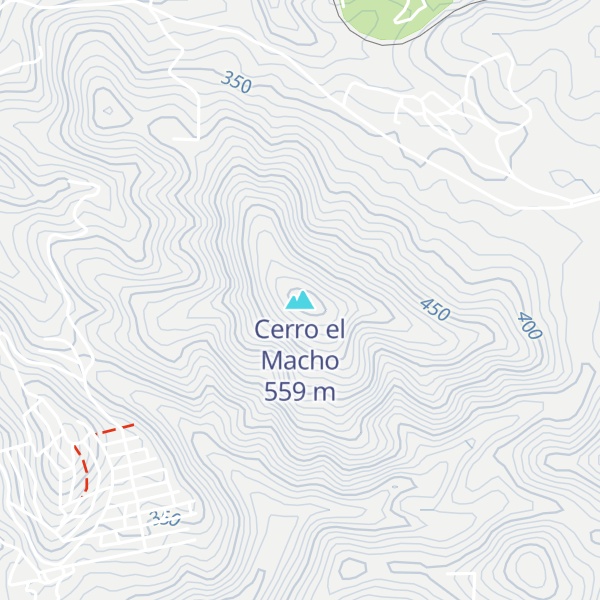 Map of Cerro el Macho