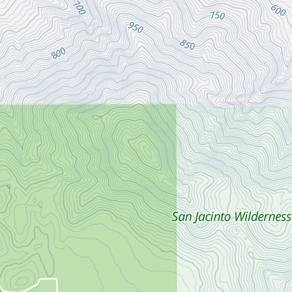 Map of Cabazon Peak