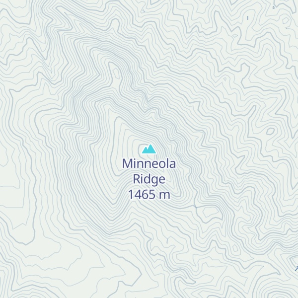Map of Minneola Ridge