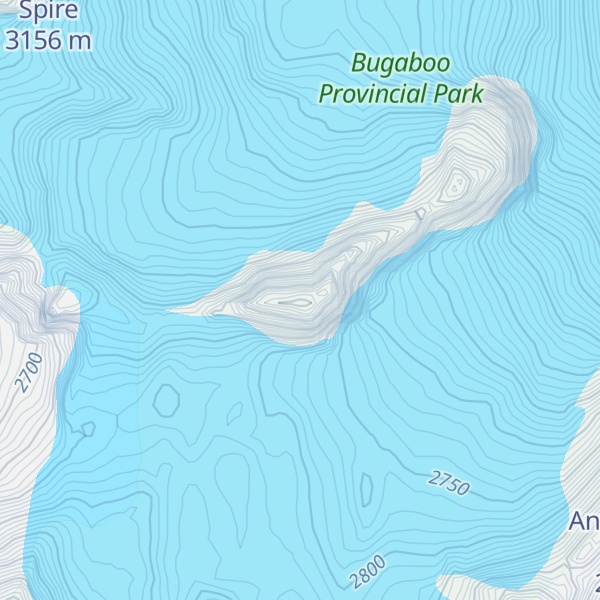 Map of Marmolata Mountain