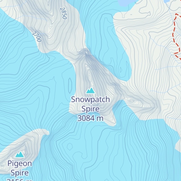 Map of Snowpatch Spire