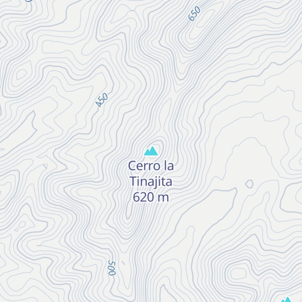 Map of Cerro la Tinajita