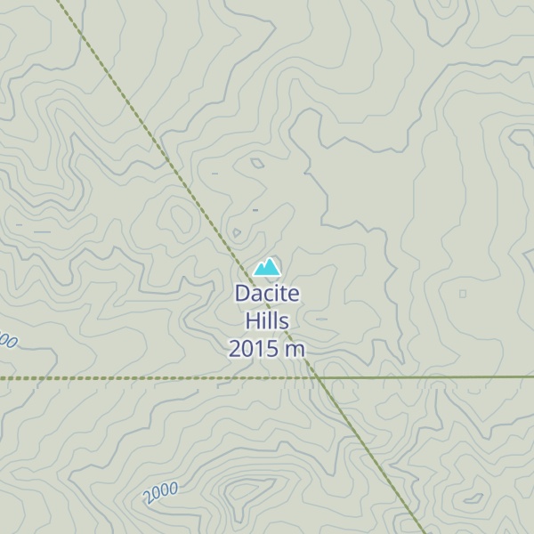 Map of Dacite Hills