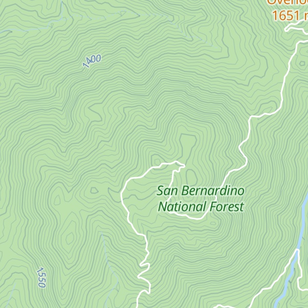 Map of Indian Mountain