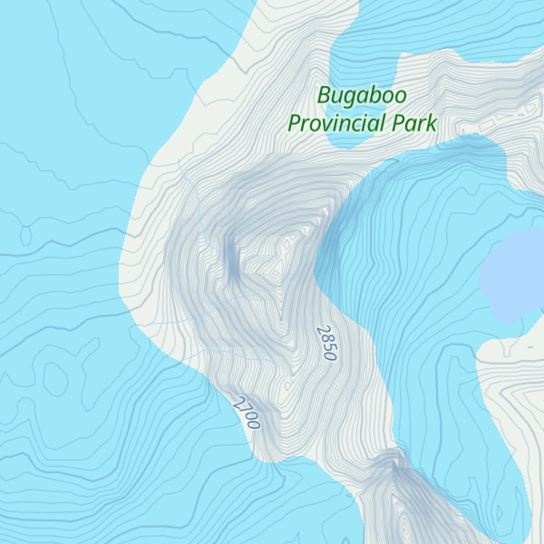 Map of Bugaboo Spire