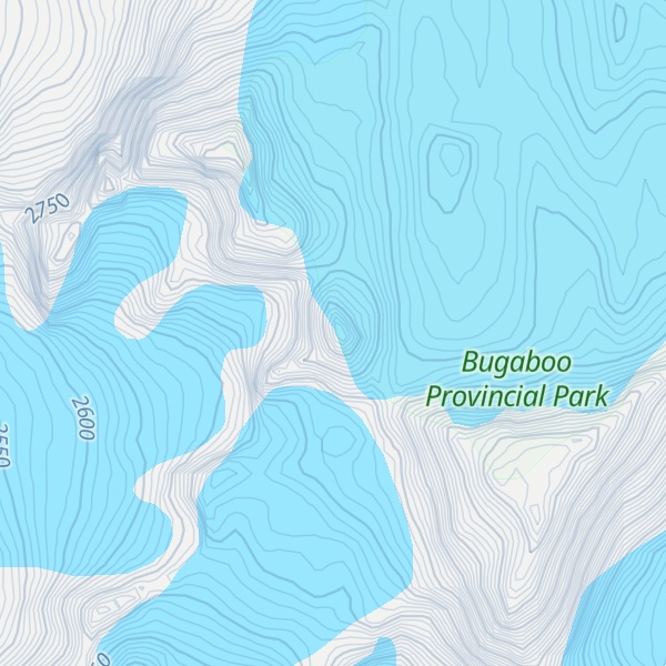 Map of Thimble Peak