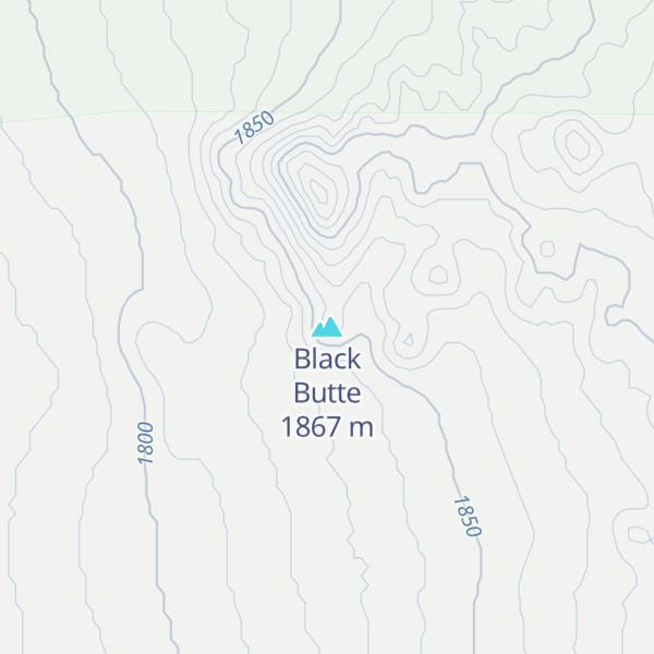 Map of Black Butte