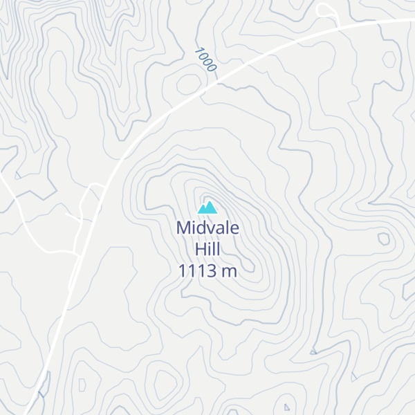 Map of Midvale Hill