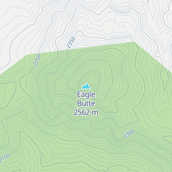 Map of Eagle Butte