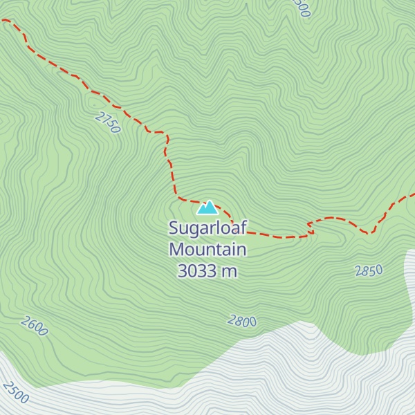 Map of Sugarloaf Mountain