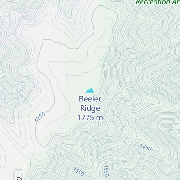 Map of Beeler Ridge
