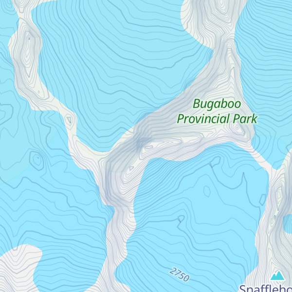 Map of Mt. Gaggin