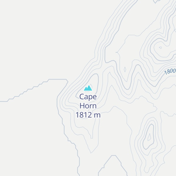 Map of Cape Horn