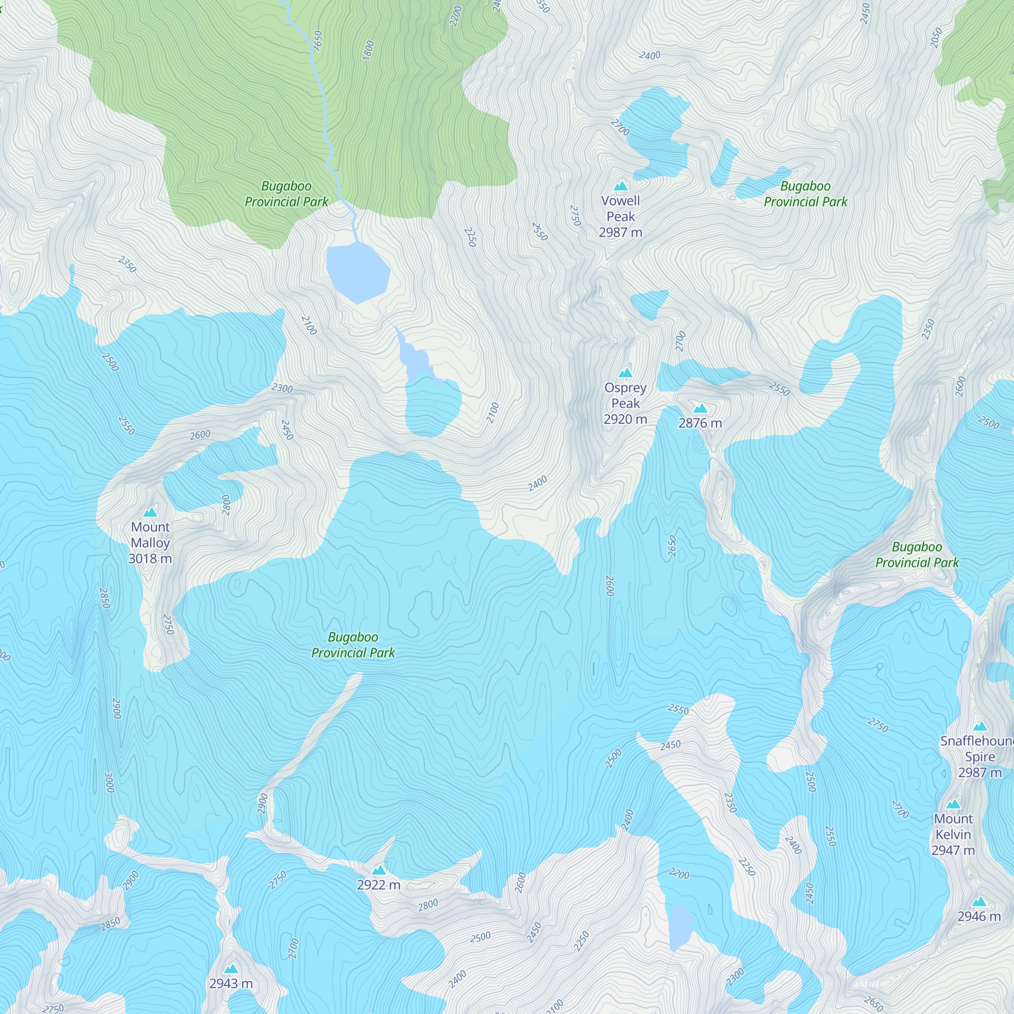 Malloy Igloo map