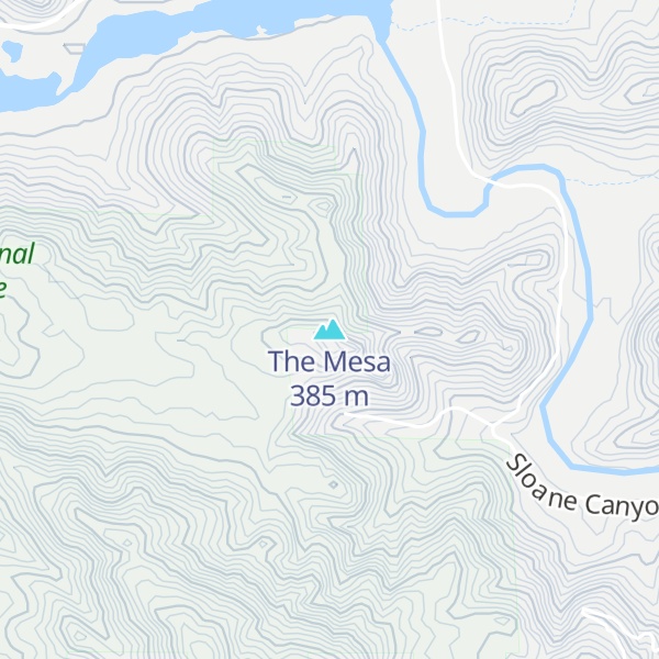Map of The Mesa