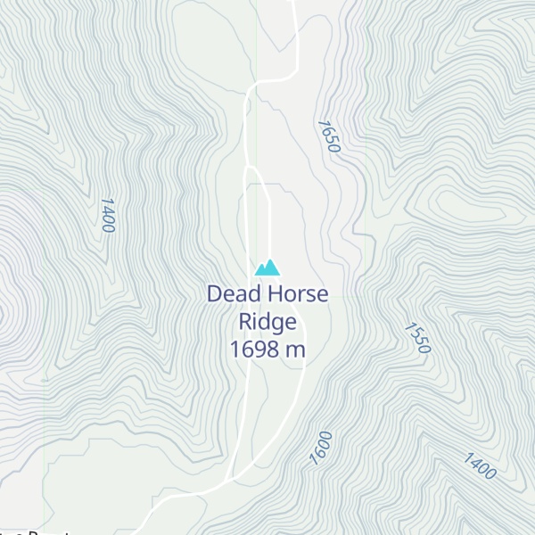 Map of Dead Horse Ridge