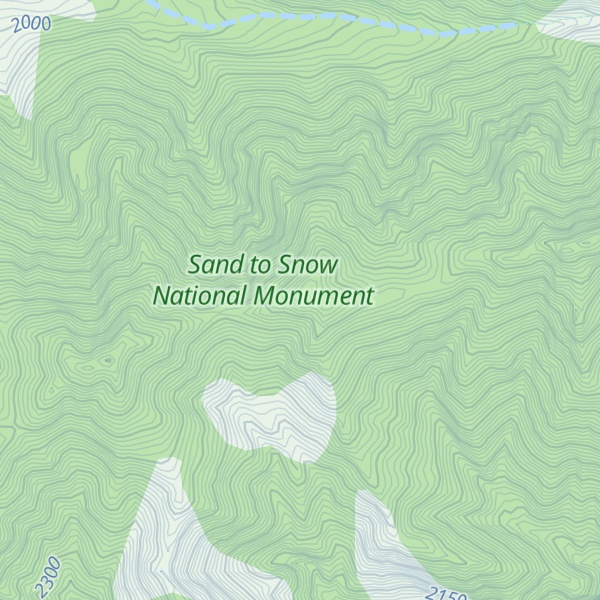Map of Cuchillo Peak