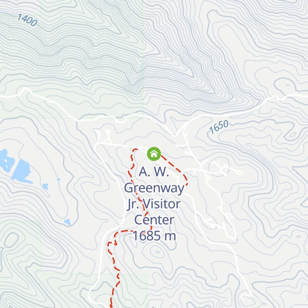 Map of A. W. Greenway Jr. Visitor Center