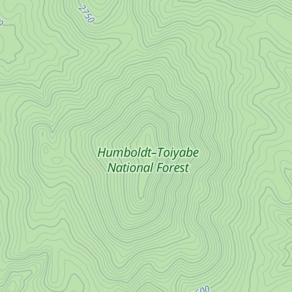 Map of Little Table Mountain