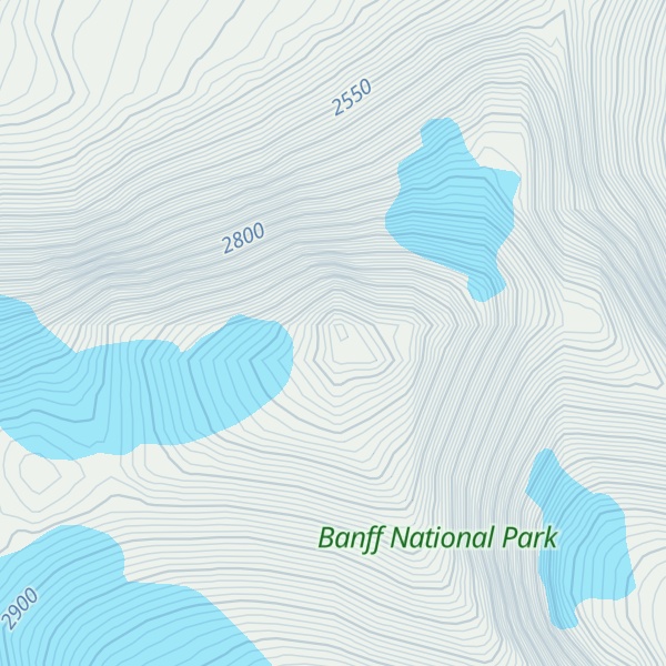 Map of Mount Outram