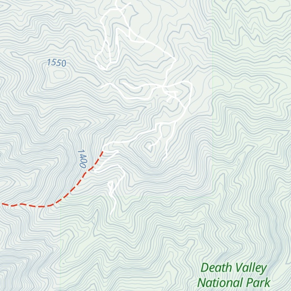 Map of Chloride Cliff