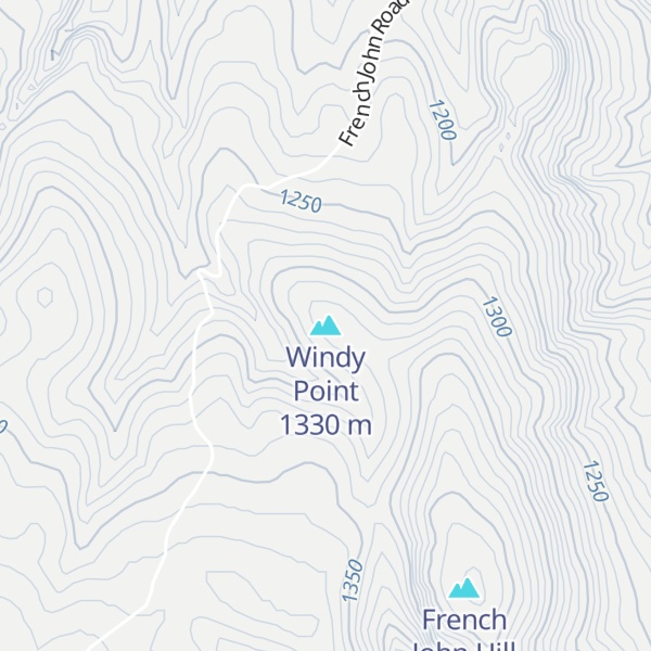 Map of Windy Point