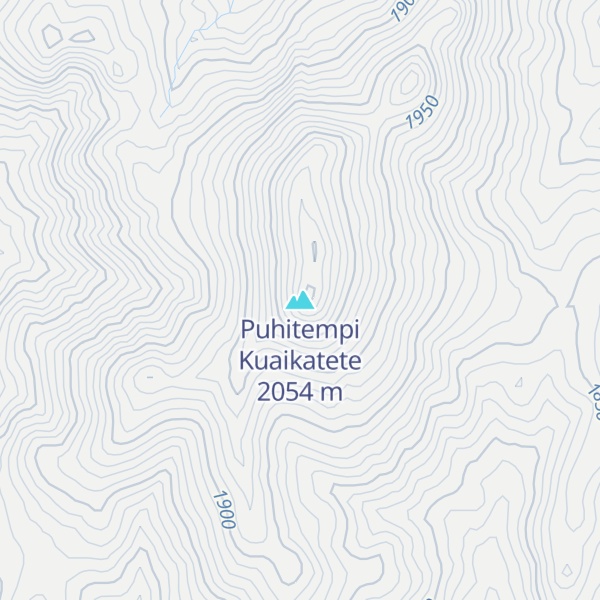 Map of Puhitempi Kuaikatete