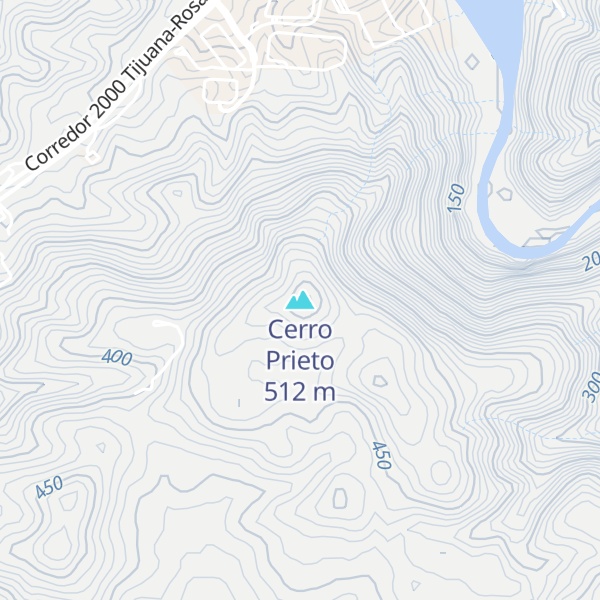 Map of Cerro Prieto