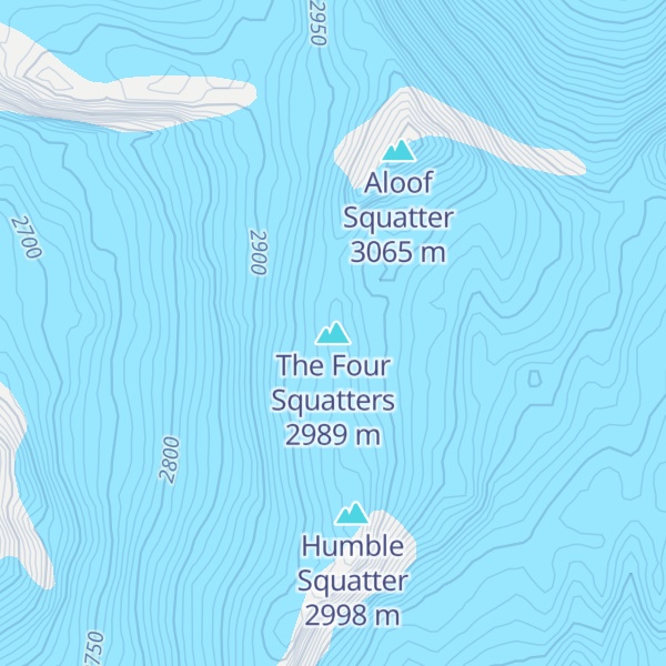 Map of The Four Squatters