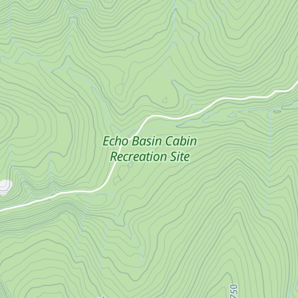 Map of Echo Basin Cabin