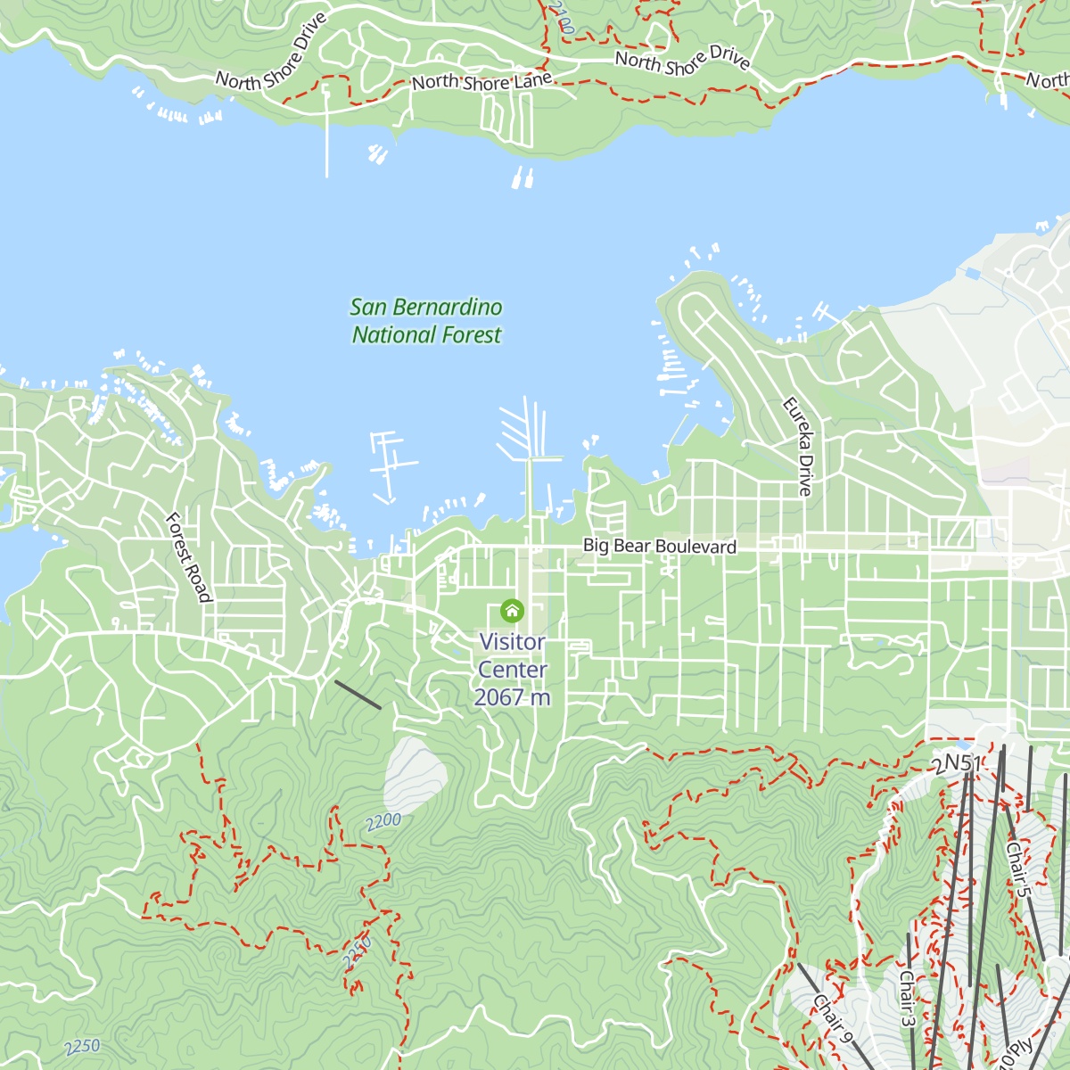 Visitor Center map