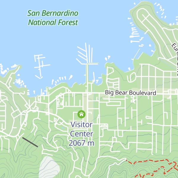 Map of Visitor Center