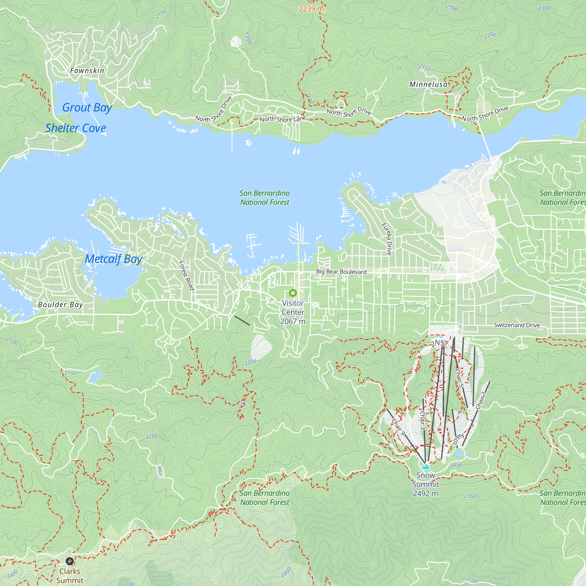Visitor Center map