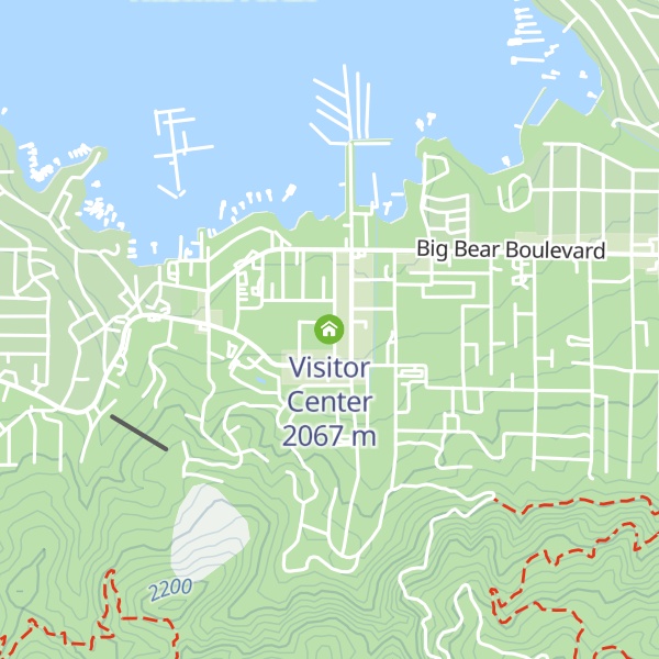 Map of Visitor Center
