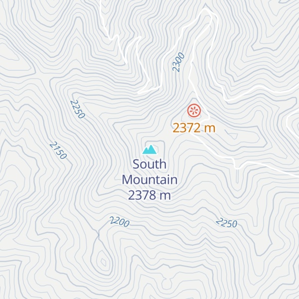 Map of South Mountain