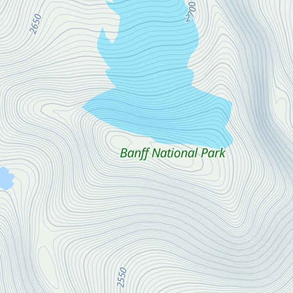 Map of Mount Coleman
