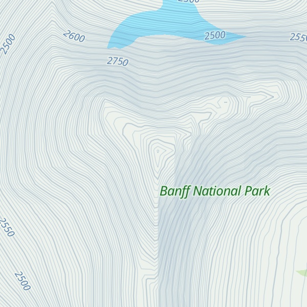 Map of Mount Erasmus