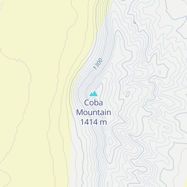 Map of Coba Mountain