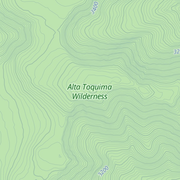 Map of North Summit Mount Jefferson