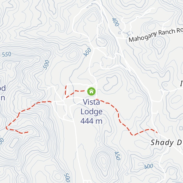 Map of Vista Lodge