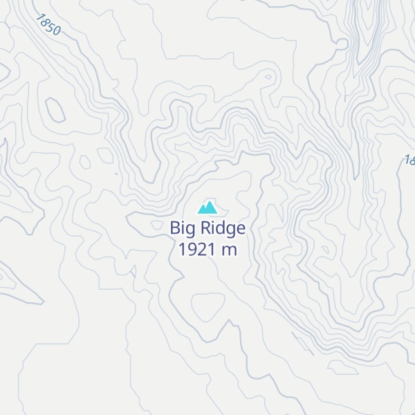 Map of Big Ridge