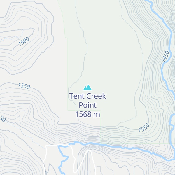 Map of Tent Creek Point