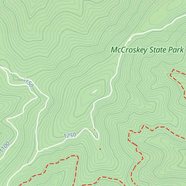 Map of Mission Mountain