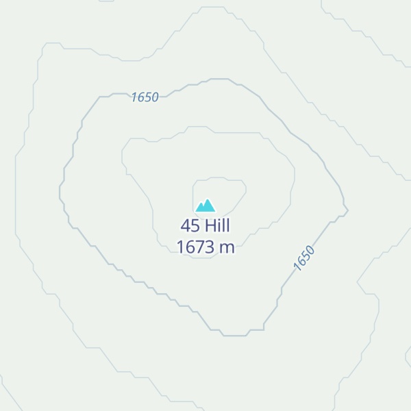 Map of 45 Hill