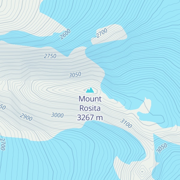 Map of Mount Rosita